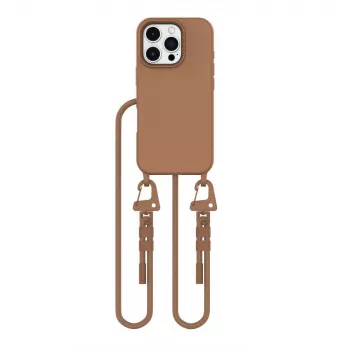 Tech-Protect Magnecklace MagSafe Dėklas, skirtas iPhone 16 Pro Max, rudas