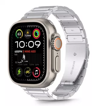 TECH-PROTECT STAINLESS CLASSIC APPLE WATCH 8 / 9 / 10 / 11 / SE / ULTRA (44 / 45 / 46 / 49 MM) SIDABRINĖ