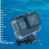TECH-PROTECT GA200 vandeniui atsparus dėklas, skirtas GoPro Hero 5 / 6 / 7, skaidrus
