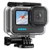 TECH-PROTECT GA200 vandeniui atsparus dėklas GoPro Hero 9 / 10 / 11 / 12 / 13 - Skaidrus