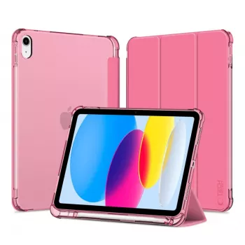 Tech-Protect SmartCase Pen Hybrid, skirta iPad 10.9 (10th Gen 2022) / 11 inch (2025) - Rožinė