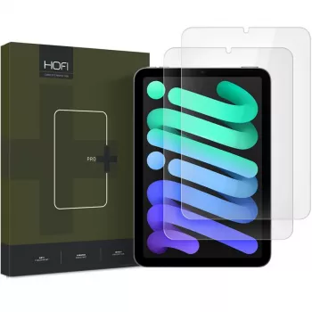 HOFI Glass Pro+ 2-Pack Grūdinto stiklo ekrano apsauga, skirta Apple iPad Mini 8.3 colio 6/7 kartai, permatoma