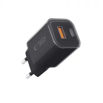 TECH-PROTECT NCM33 2-Port Network Charger PD 33W / QC3.0 Black