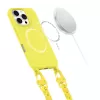 Tech-Protect Magnecklace Magsafe dėklas, skirtas Apple iPhone 16 Pro, geltonas