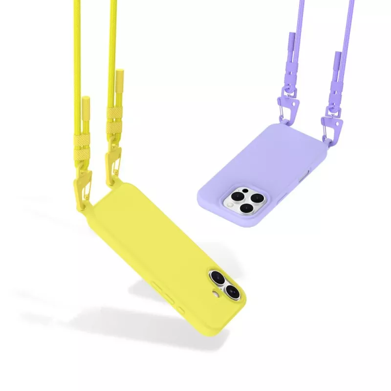 Tech-Protect Magnecklace Magsafe dėklas, skirtas Apple iPhone 16 Pro, geltonas