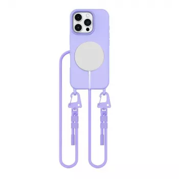 Tech-Protect Magnecklace MagSafe Dėklas, skirtas iPhone 16 Pro Max, alyvinė