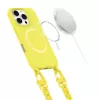 Tech-Protect Magnecklace MagSafe dėklas, skirtas iPhone 16 Pro Max, geltonas