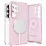Tech-Protect Silicone MagSafe Case, skirta Samsung Galaxy S26 Ultra, Pink Pearl