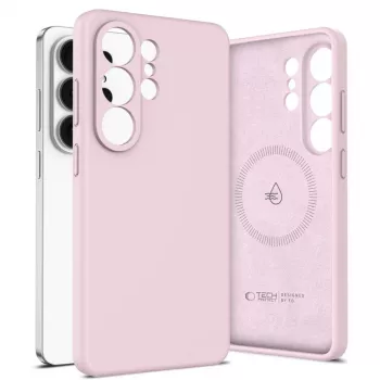 Tech-Protect Silicone MagSafe Case, skirta Samsung Galaxy S26 Ultra, Pink Pearl