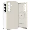Tech-Protect silikoninis „MagSafe“ dėklas, skirtas Samsung Galaxy S26, Cosmic Latte