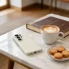 Tech-Protect Silicone MagSafe Case, skirta Samsung Galaxy S26 Ultra, Cosmic Latte