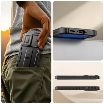TECH-PROTECT Kevlar Cam+ 2-Pack fotoaparato objektyvo apsauga, skirta Samsung Galaxy A36 / A37 5G, juoda