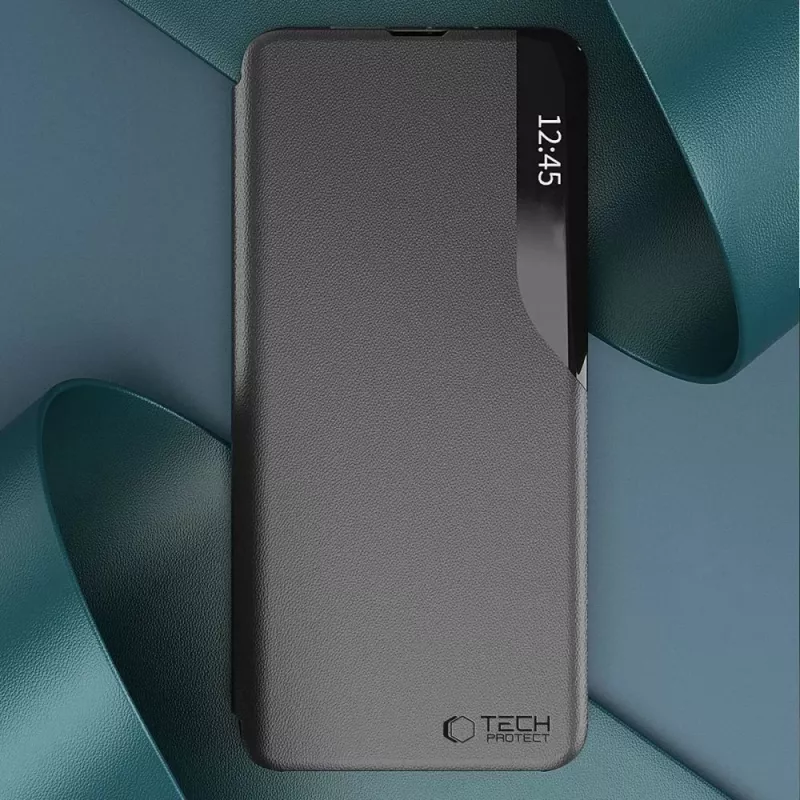 Tech-Protect Smart View Case, Samsung Galaxy A57 5G, juoda