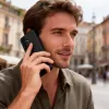 Tech-Protect Smart Wallet Case, skirta Samsung Galaxy A37 5G, matinė juoda