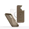 Tech-Protect Silicone MagSafe Case for Apple iPhone 16E / 17E - Chocolate Brown