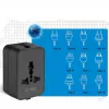 TECH-PROTECT TA300 Universalus kelioninis adapteris EU / UK / US / AU juodas