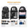 K&F Concept Sling Camera Bag 10L Crossbody DSLR Camera Bag Black KF13.176