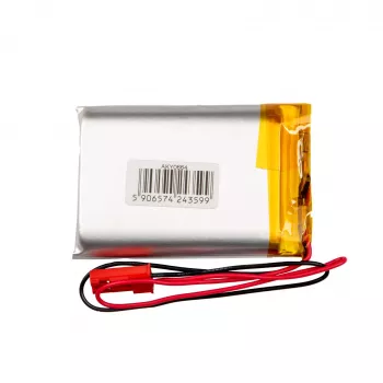 Akyga AKY0664 LP103451 Li-Po 3.7V 1850mAh įkraunama baterija su PCM JST 2.54 2 kontaktų 150mm