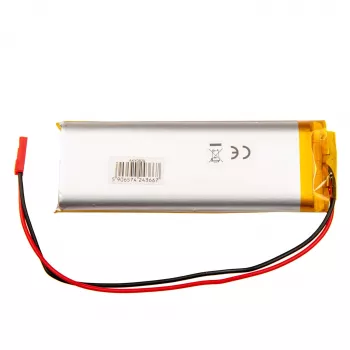 Akyga AKY0829 LP123497 Li-Po akumuliatorius 3,7 V 4500 mAh su PCM JST 2,54 2 kontaktų 150 mm