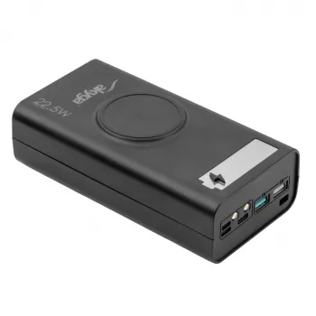 AKYGA AK-BC-05 Power Bank Enclosure 37000mAh 22.5W Qi PD QC 4+ USB-C 2xUSB-A Lightning 12x 18650