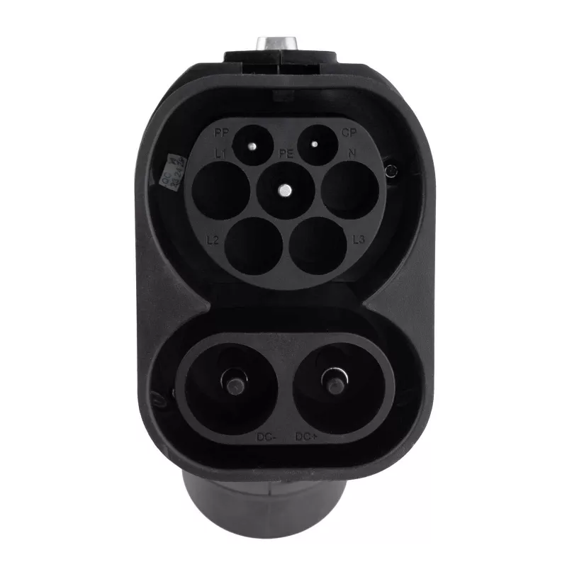 Akyga AK-SC-E20 CCS2 į GB/T nuolatinės srovės įkrovimo adapteris 1000V 250A juodas