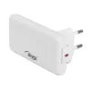 Akyga AK-CH-32 plonas GaN USB-C įkroviklis 65 W, 2 x USB-C PD, baltas