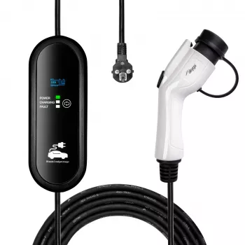 Akyga AK-EC-23 Nešiojamas EV Įkroviklis GB/T LCD Vienfazis 16A 3.8kW 5m