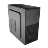 Akyga AK19BK Micro Tower kompiuterio korpusas, Micro ATX / Mini ITX, USB-C + USB 3.0 + 2x USB 2.0, be maitinimo bloko, juodas