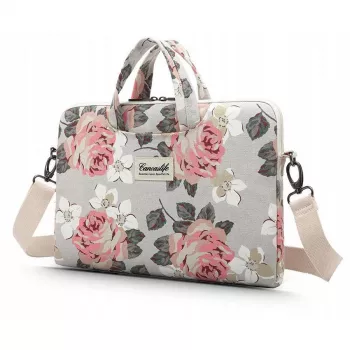 Canvaslife 15-16 White Rose Laptop Sleeve