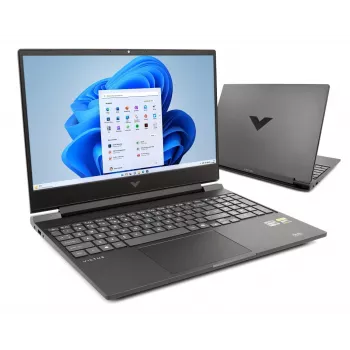 HP Victus 15-fb3231nw Žaidimų Nešiojamas Kompiuteris - AMD Ryzen 7 7445HS, 64GB RAM, 1TB SSD, RTX 4050, 15,6 colio FHD 144Hz, Windows 11 Home, Juodas