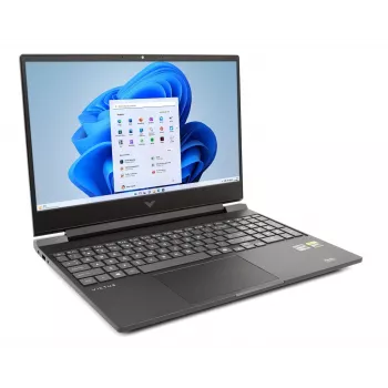 HP Victus 15-fb3231nw Žaidimų Nešiojamas Kompiuteris - AMD Ryzen 7 7445HS, 64GB RAM, 1TB SSD, RTX 4050, 15,6 colio FHD 144Hz, Windows 11 Home, Juodas