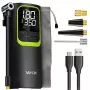VAYOX VA0410 Įkraunamas oro siurblys 8000mAh cilindras 19mm su power bank funkcija