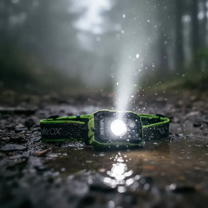 VAYOX DUAL HAMMER 500lm Pro Series Rechargeable Headlamp VA0415