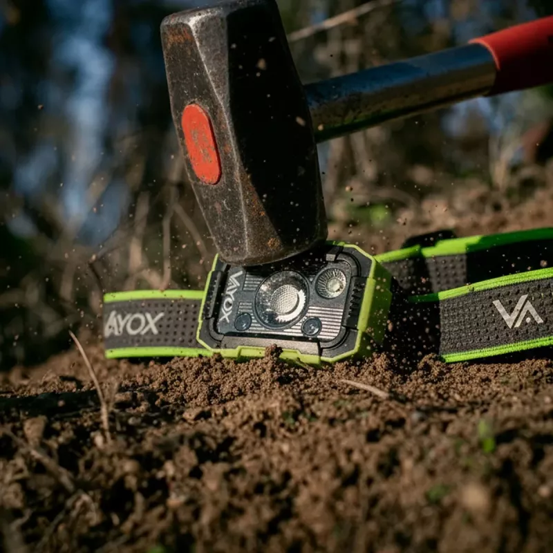 VAYOX DUAL HAMMER 500lm Pro Series Rechargeable Headlamp VA0415