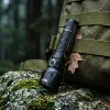VAYOX Tactical Flashlight 2000lm White + Red Light + Green Laser VA0457