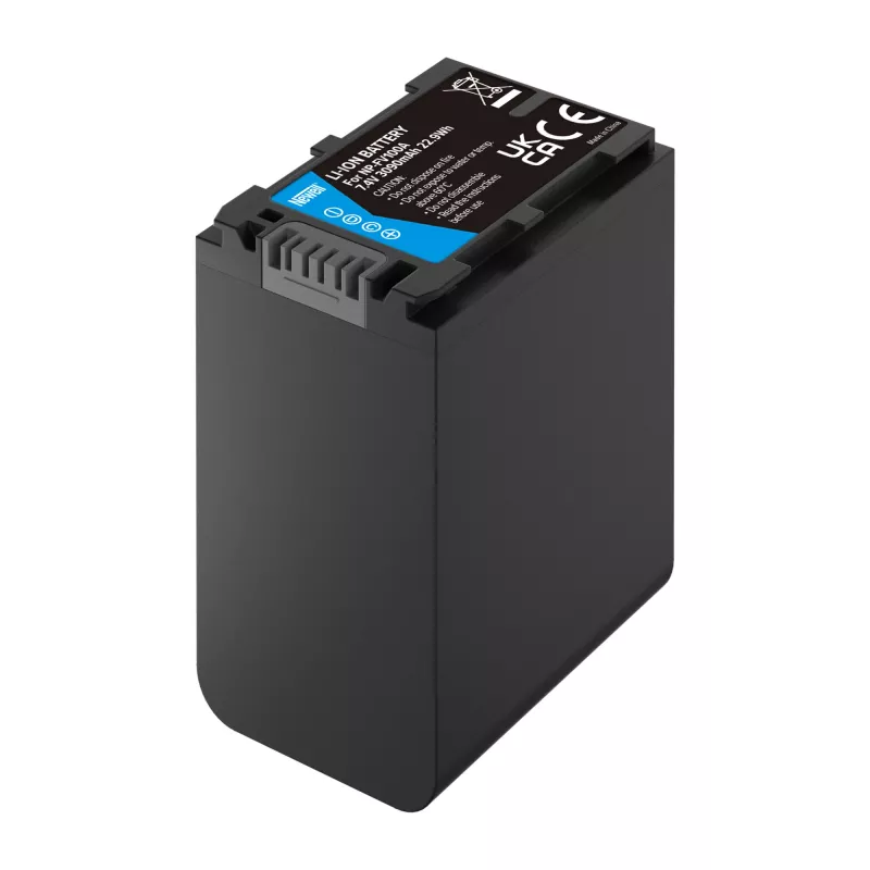 Newell NL0413 akumuliatorius, skirtas Sony NP-FV100A, 3900 mAh, 7,2 V, ličio jonų, juodas
