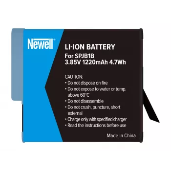 Newell Keitiklis Baterija SPJB1B, skirta GoPro Hero 8 Black, 1220mAh, 3.85V, Li-ion