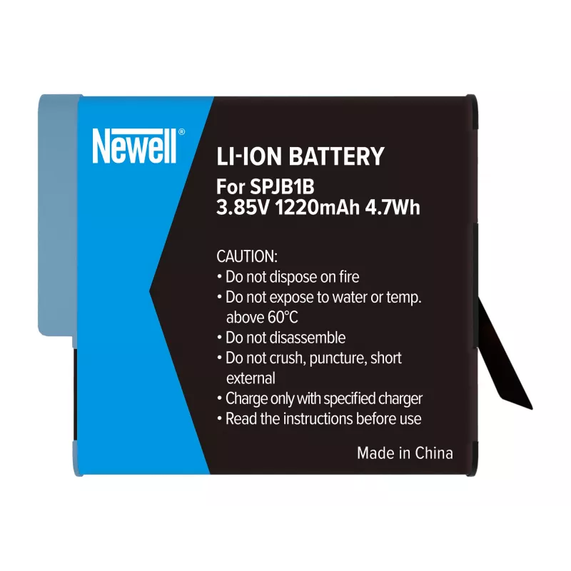 Newell Keitiklis Baterija SPJB1B, skirta GoPro Hero 8 Black, 1220mAh, 3.85V, Li-ion