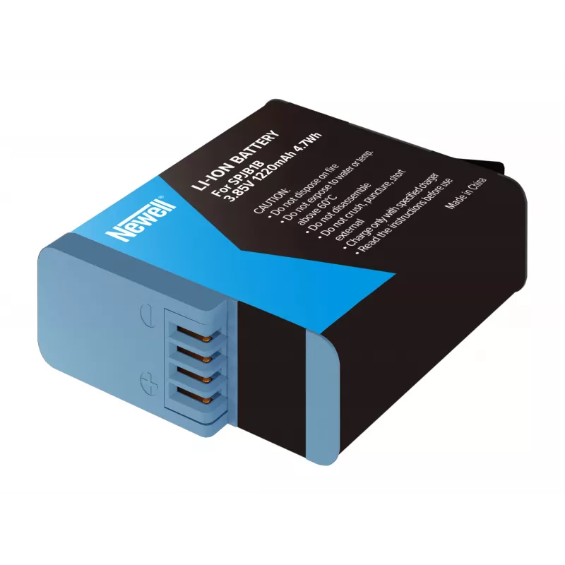 Newell Keitiklis Baterija SPJB1B, skirta GoPro Hero 8 Black, 1220mAh, 3.85V, Li-ion