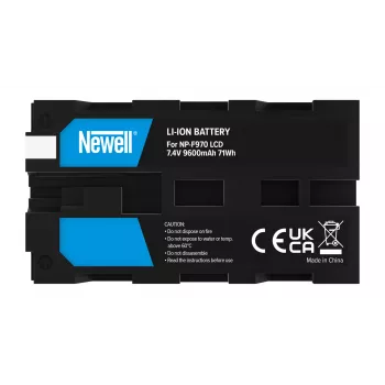 Newell N-BAT-NP-F970-LCD keičiamoji baterija su LCD indikatoriumi, skirta Sony NP-F serijai