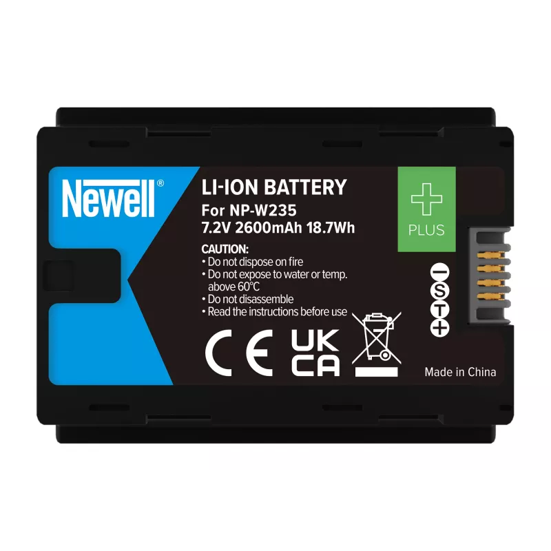 Newell Plus Battery NP-W235 akumuliatoriaus pakaitalas Fujifilm