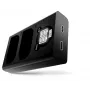 Newell Dual-Channel USB-C Charger DL-USB-C, skirta Panasonic DMW-BLK22 baterijoms, juoda