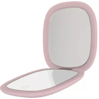 Humanas HS-PM01 Kosmetinis veidrodis su LED apšvietimu – rožinis