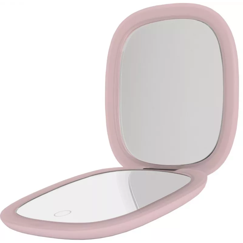 Humanas HS-PM01 Kosmetinis veidrodis su LED apšvietimu – rožinis