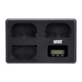 Newell TT-USB-C Triple Channel Charger, skirtas Canon LP-E6 baterijoms