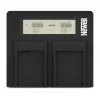 Newell Dual-Channel DC-LCD Battery Charger, skirta Panasonic VW-VBD29/VBD58/VBD78