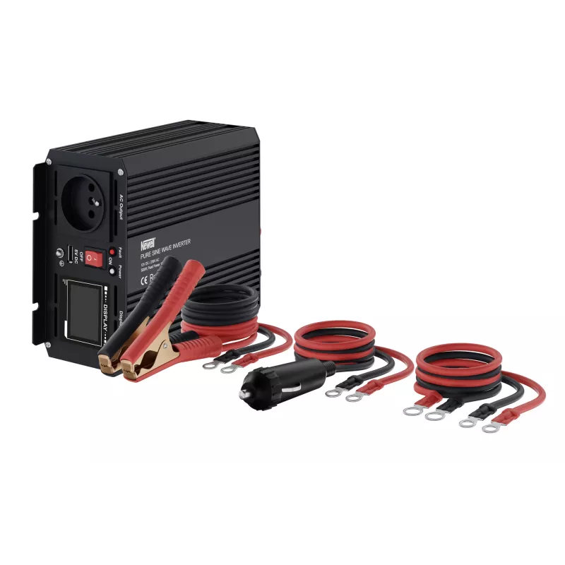 Newell Pure Sine Wave Power Inverter 12V DC to 230V AC 500W