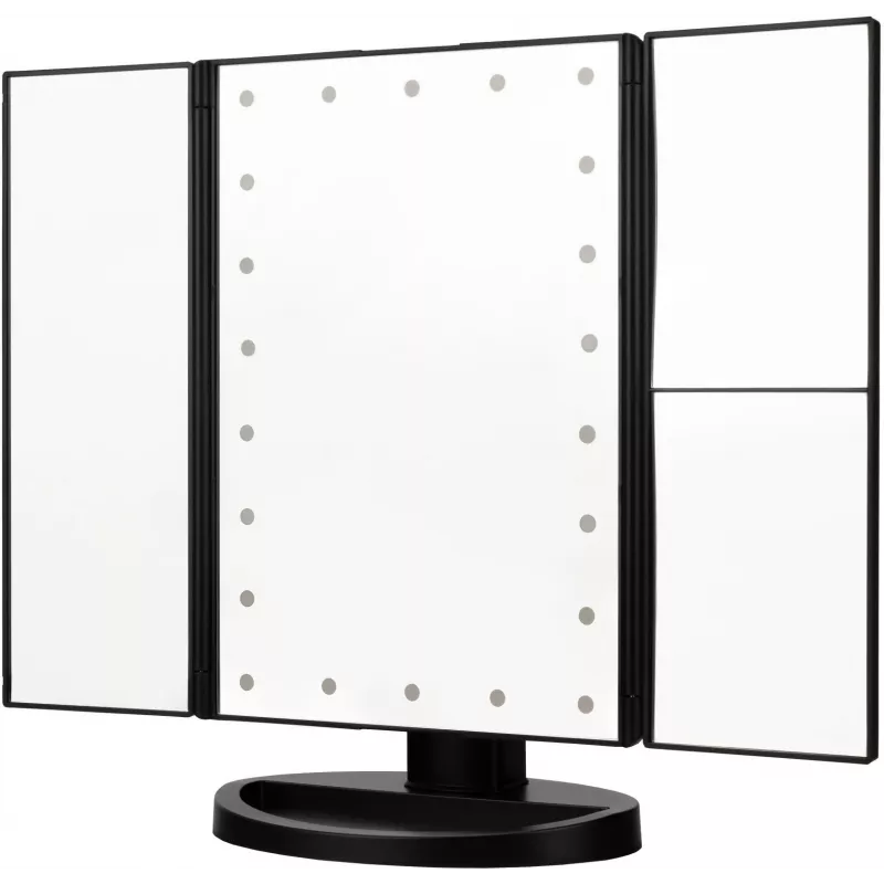 Humanas HS-ML04 LED makiažo veidrodis, juodas