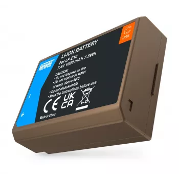 Newell Keičiamoji baterija LP-E10 su USB-C įkrovimu, skirta Canon