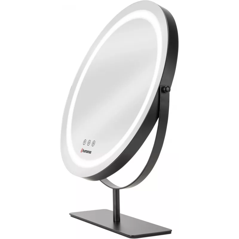 Humanas HS-HM Scarlet LED makiažo veidrodis, juodas